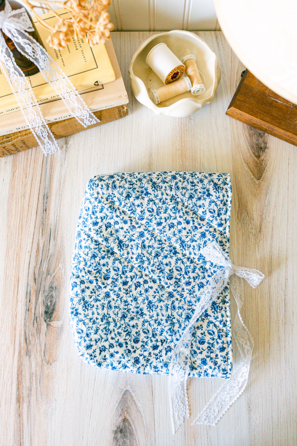 Beige Gingham Bible Sleeve
