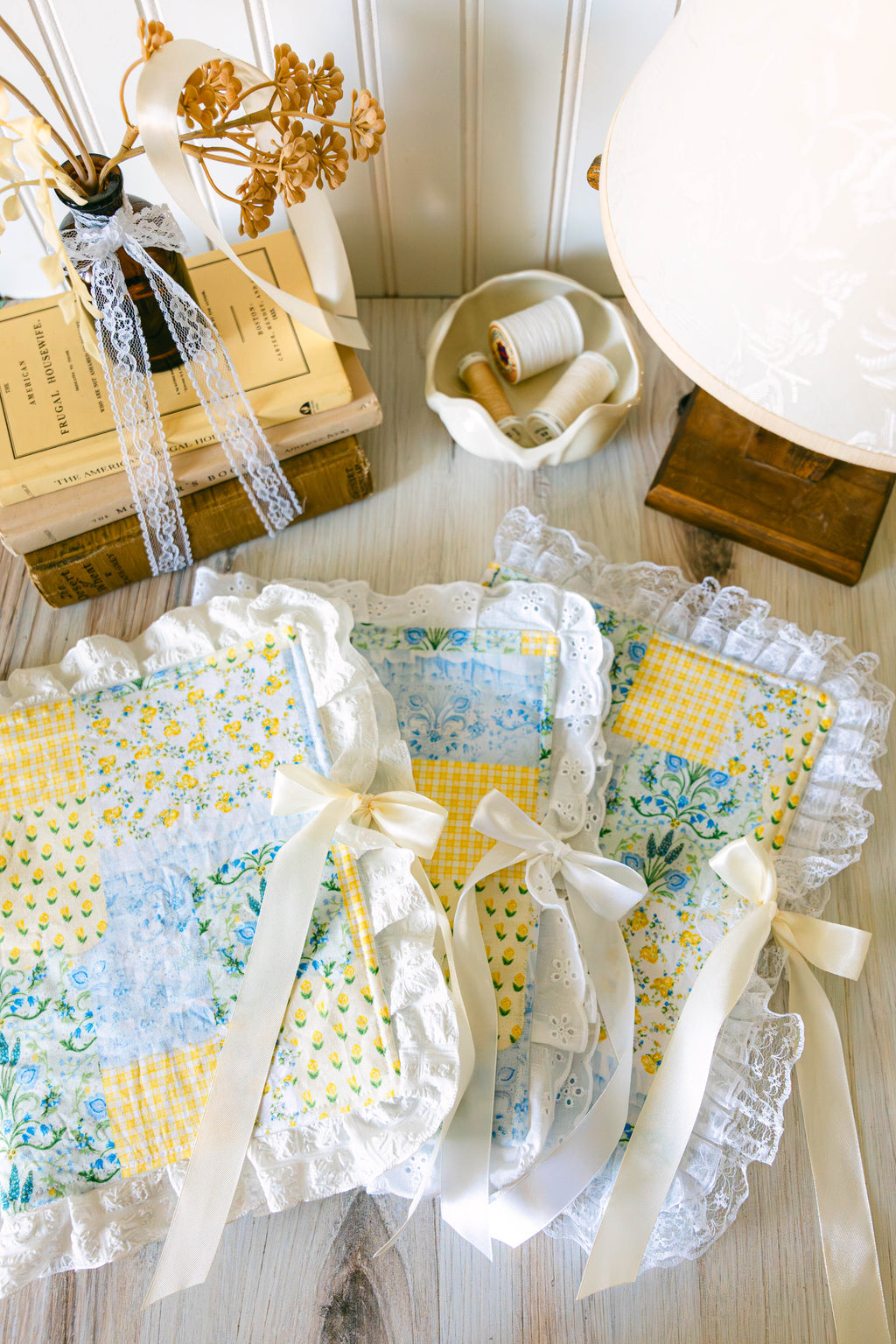 Blue & Yellow Patchwork Custom Bible Cover