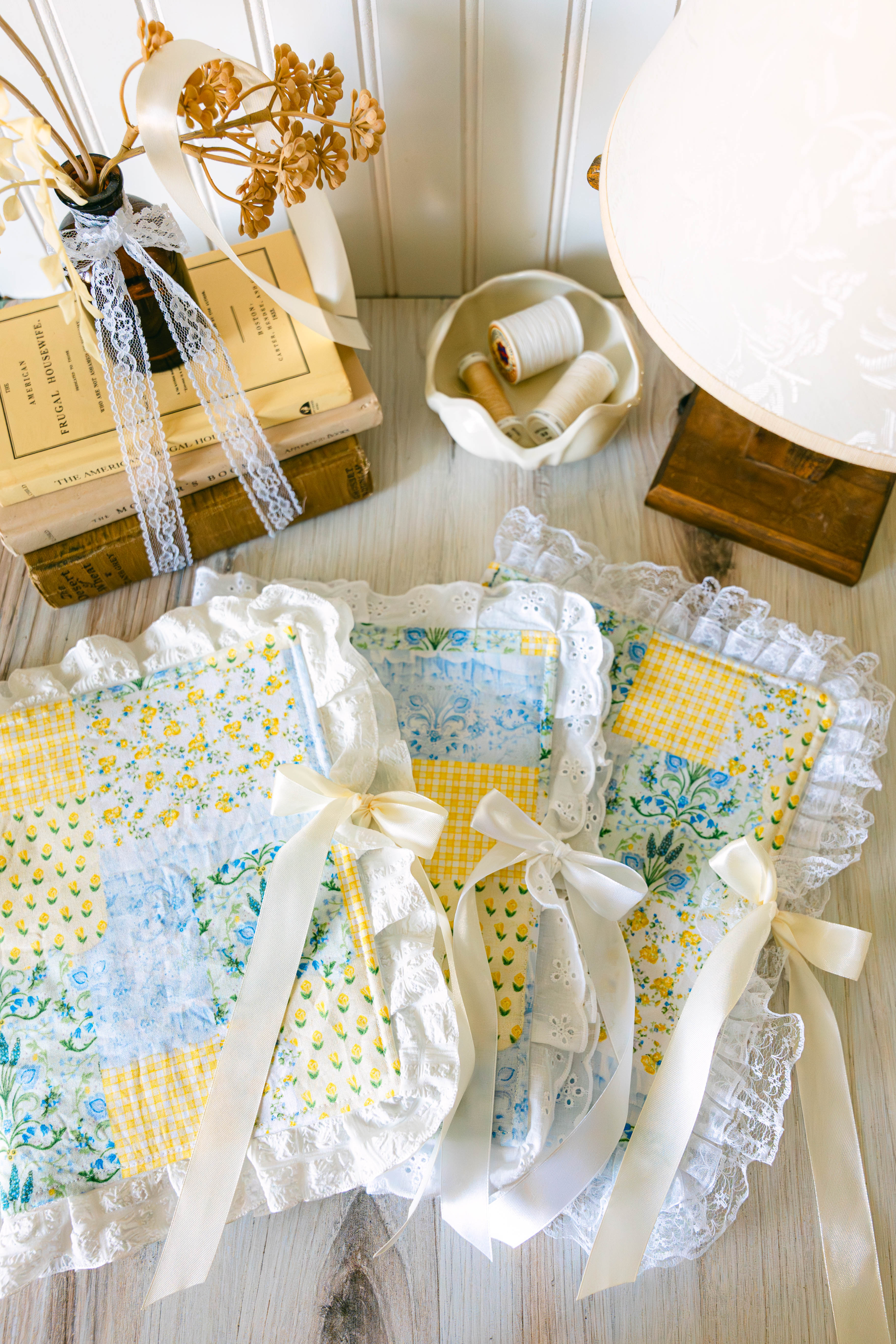 Blue & Yellow Patchwork Custom Bible Cover