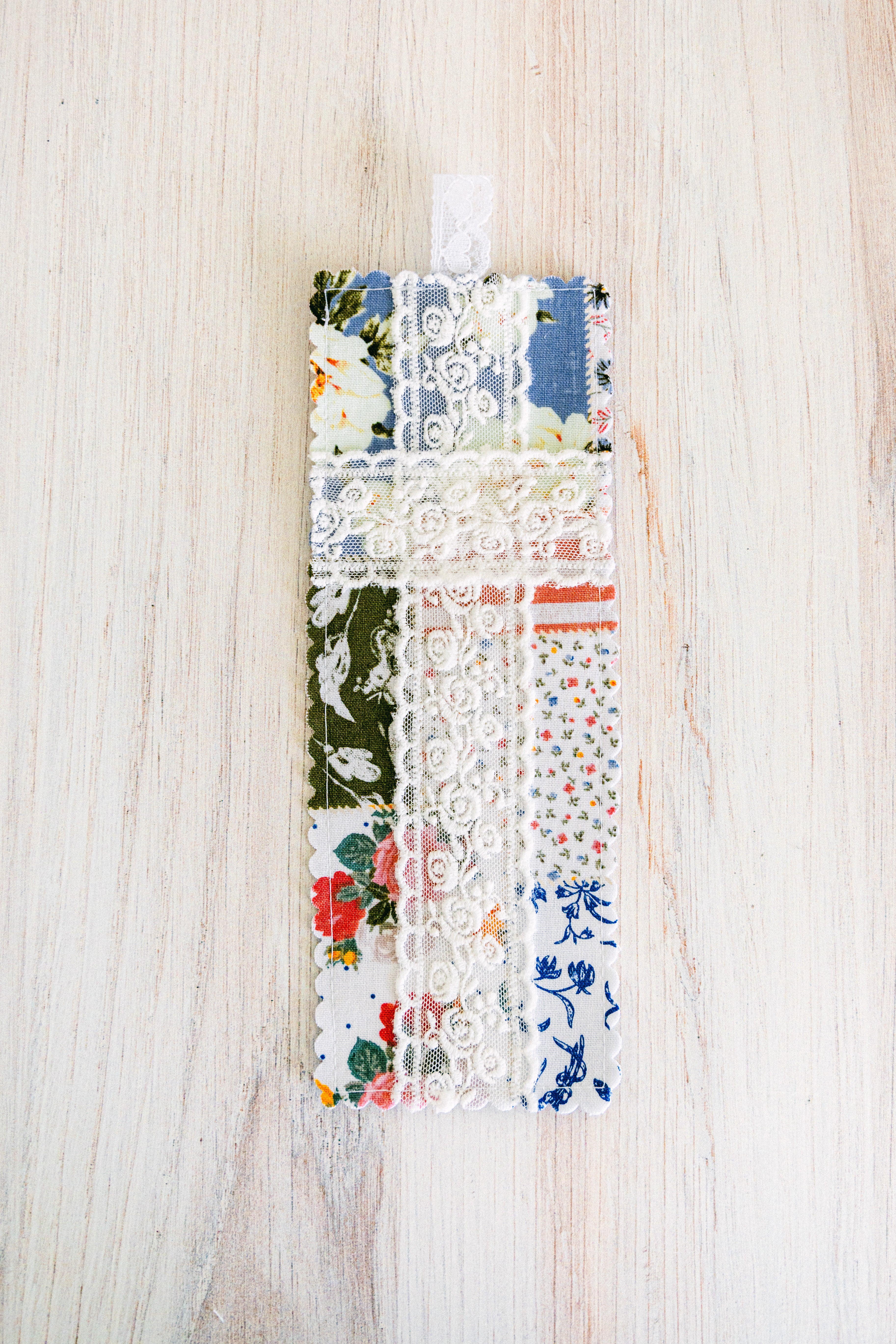 Colorful Patchwork Bookmark