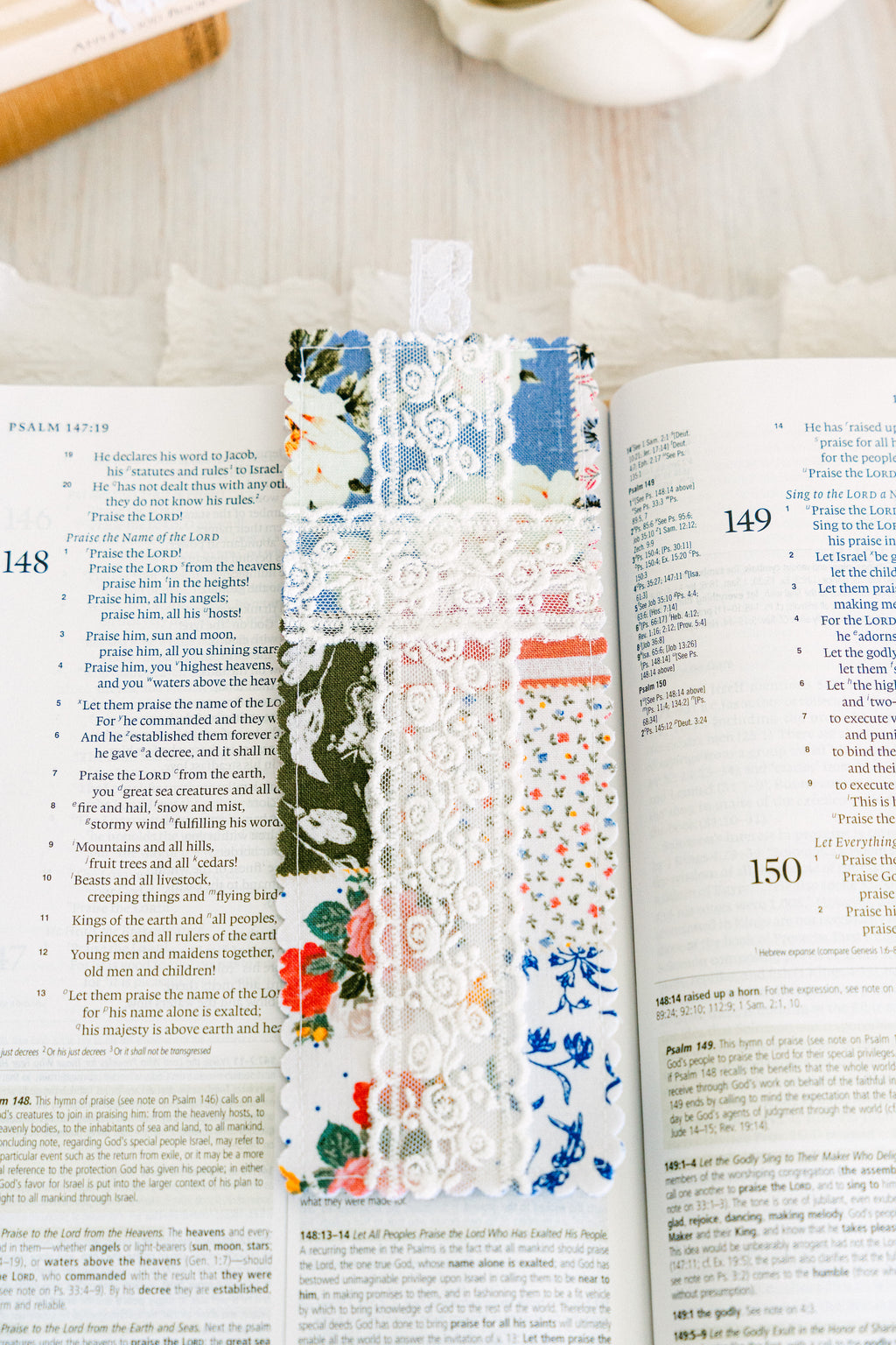 Colorful Patchwork Bookmark