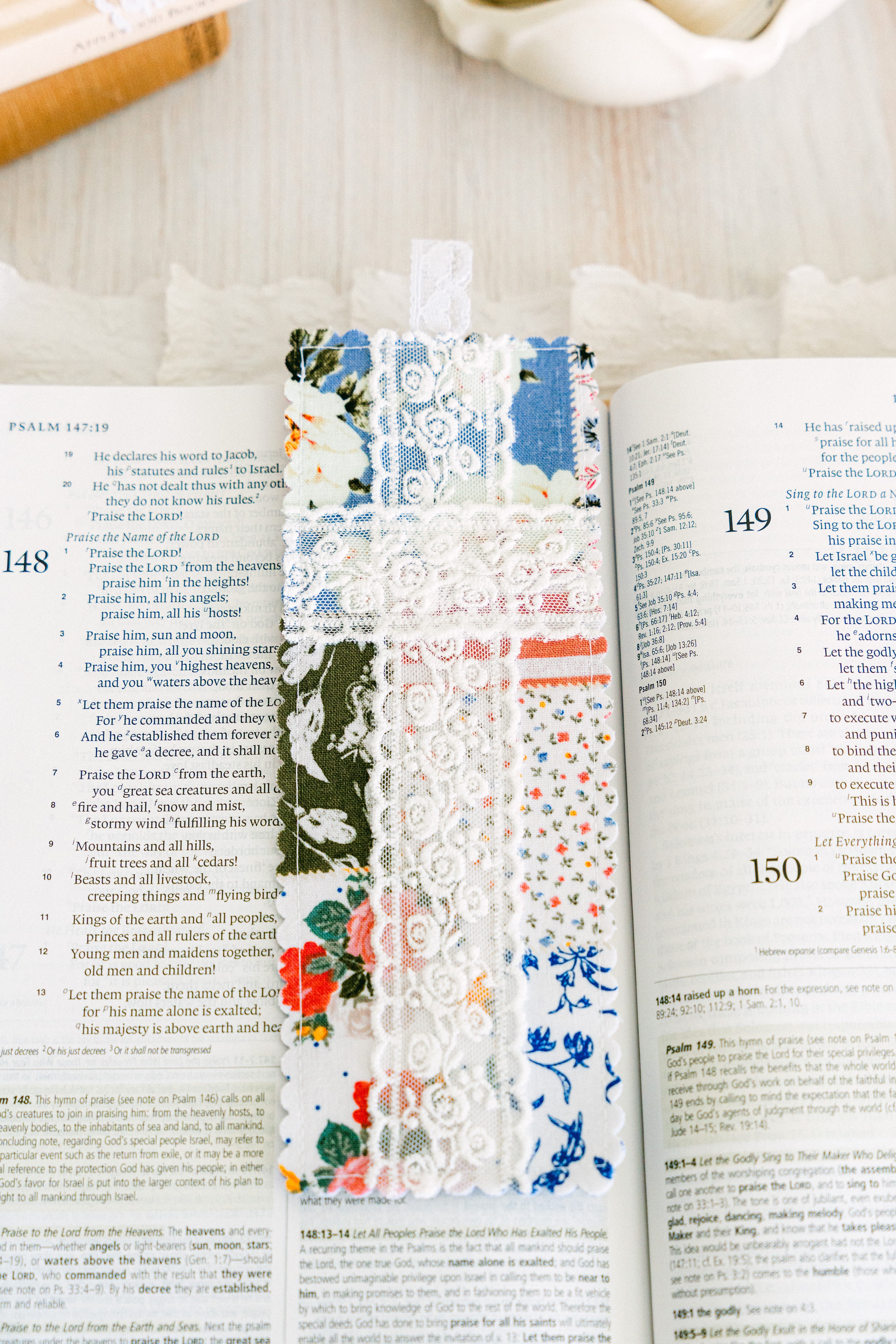 Colorful Patchwork Bookmark