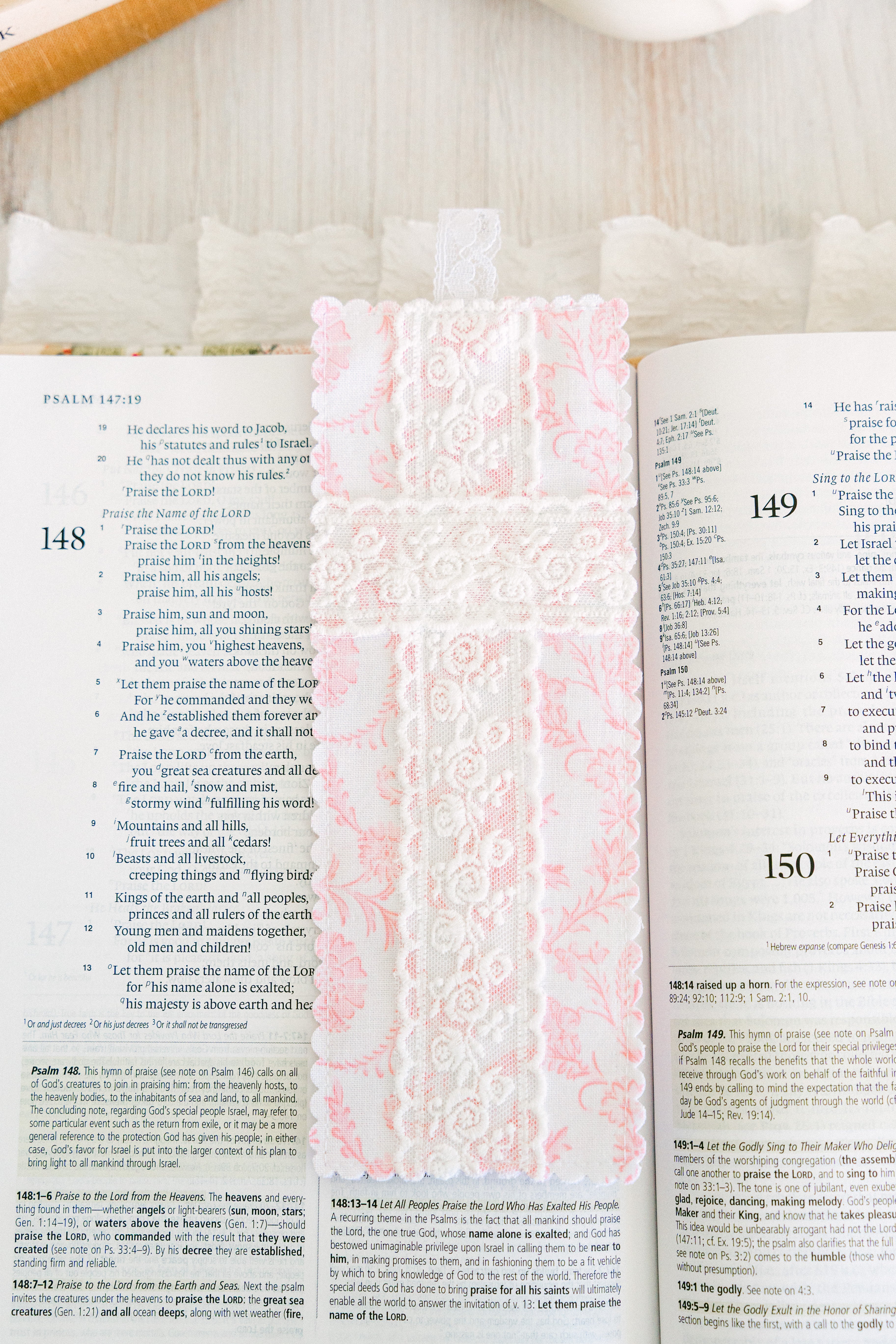 Fancy Pink Bookmark