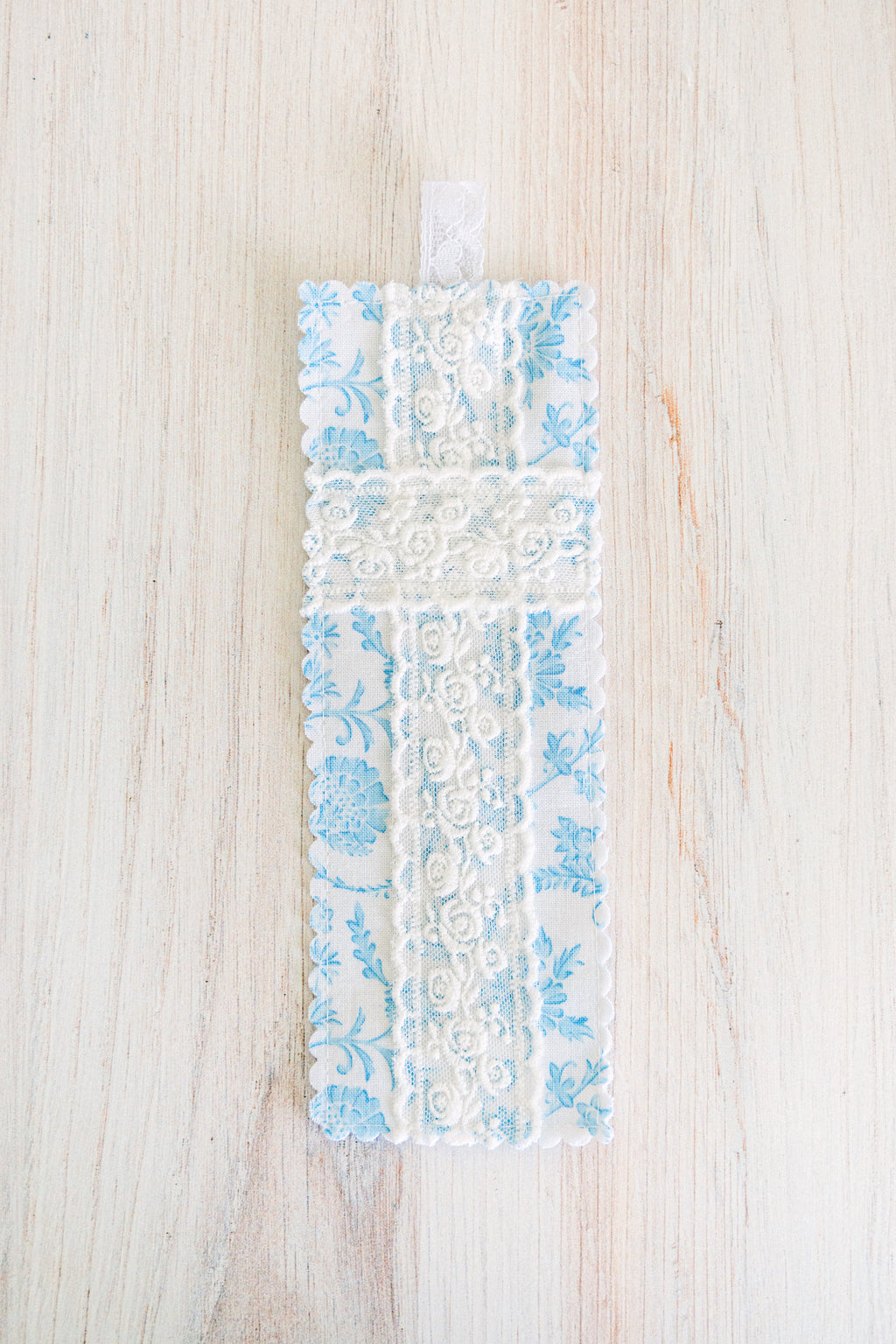 Fancy Blue Bookmark