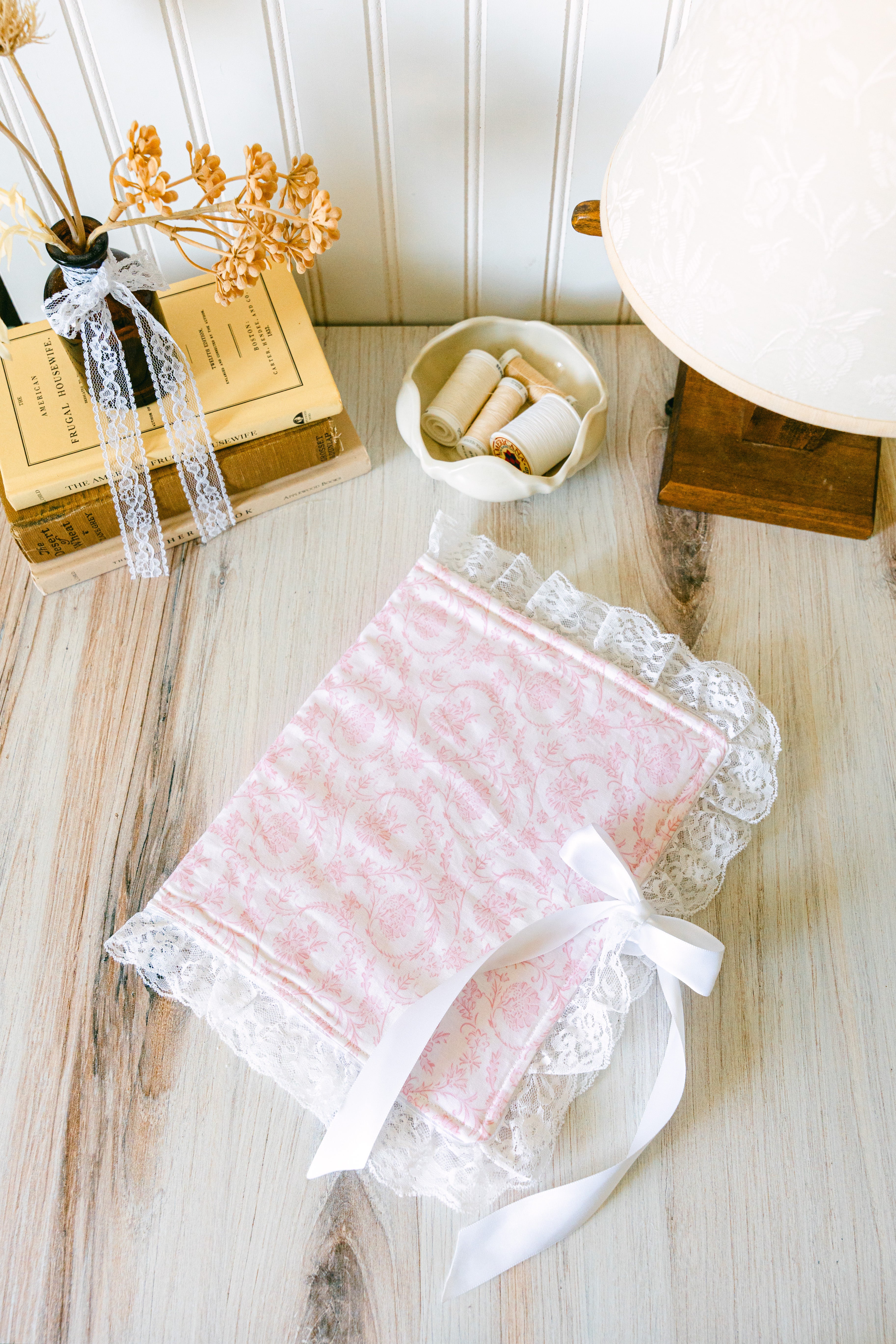 Fancy Pink Custom Bible Cover