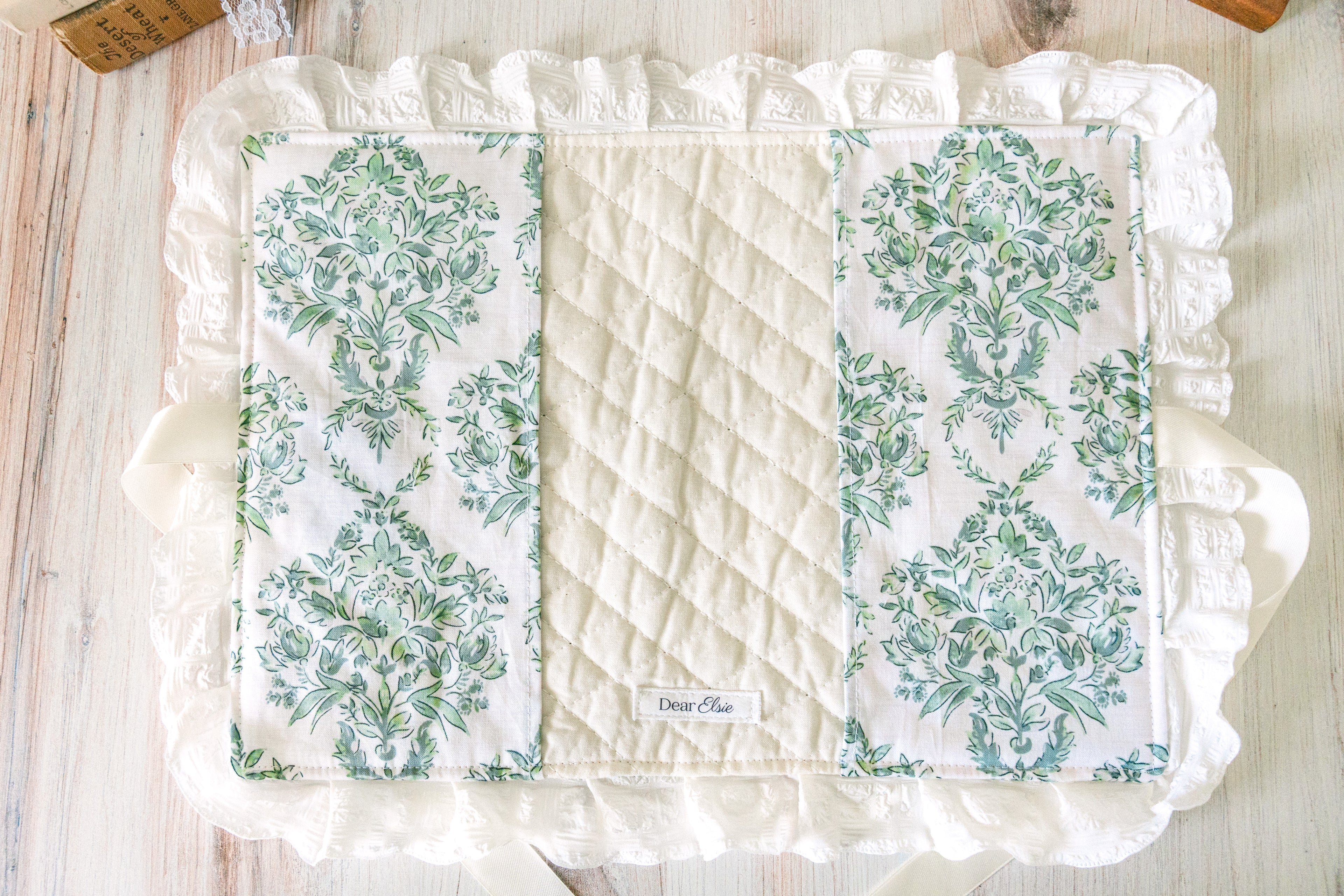 Garden Green Custom Bible Cover