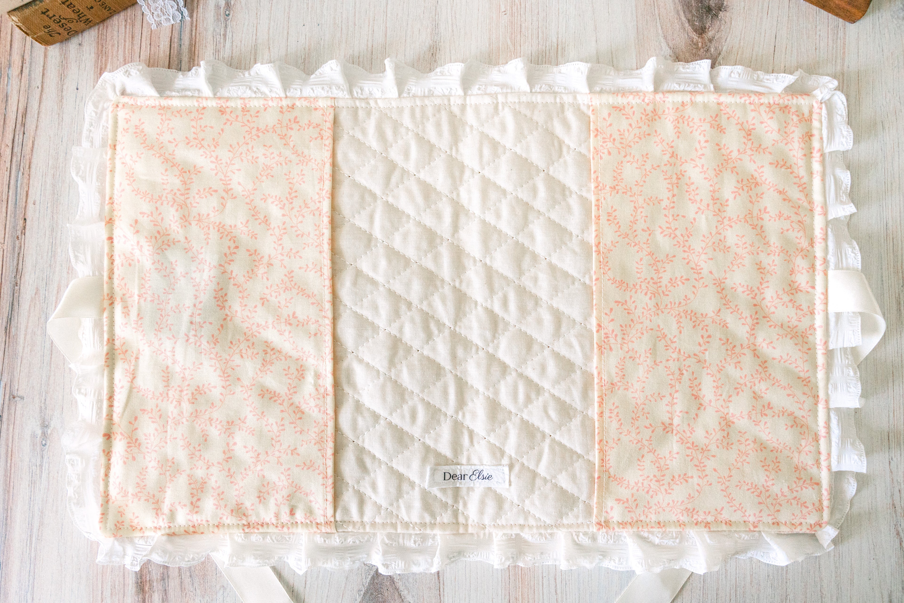 Pink & Cream Custom Bible Cover