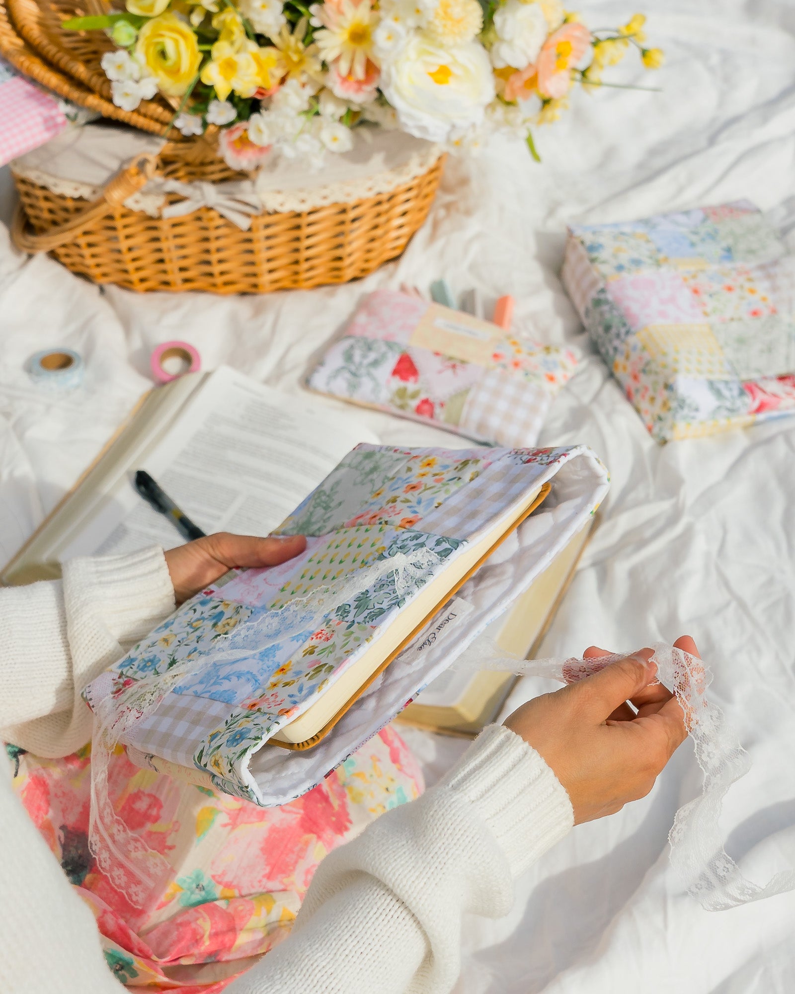 Quilted Patchwork Bible Sleeve - Regular Size - Style 1